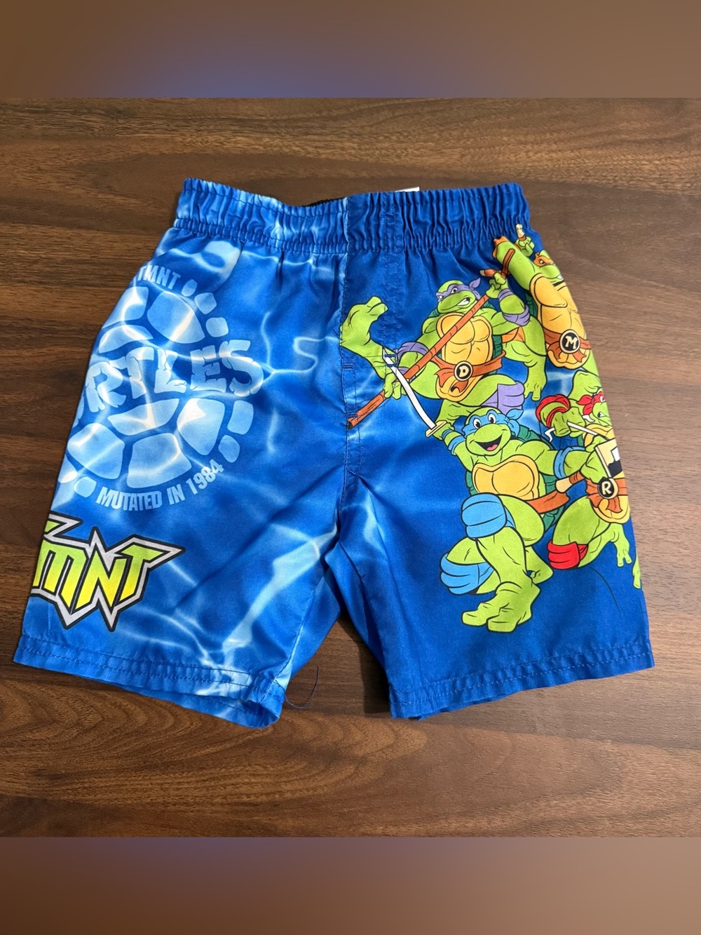 Baby boy teenage mutant ninja turtles swim trunks